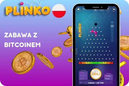 Zabawa kryptowalutami Plinko