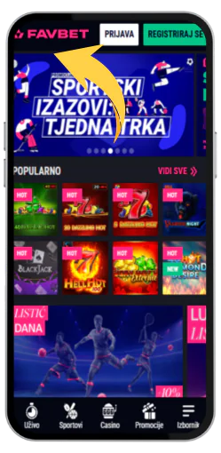 Odabir službenog kasina