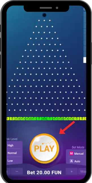 Gumb za početak igre